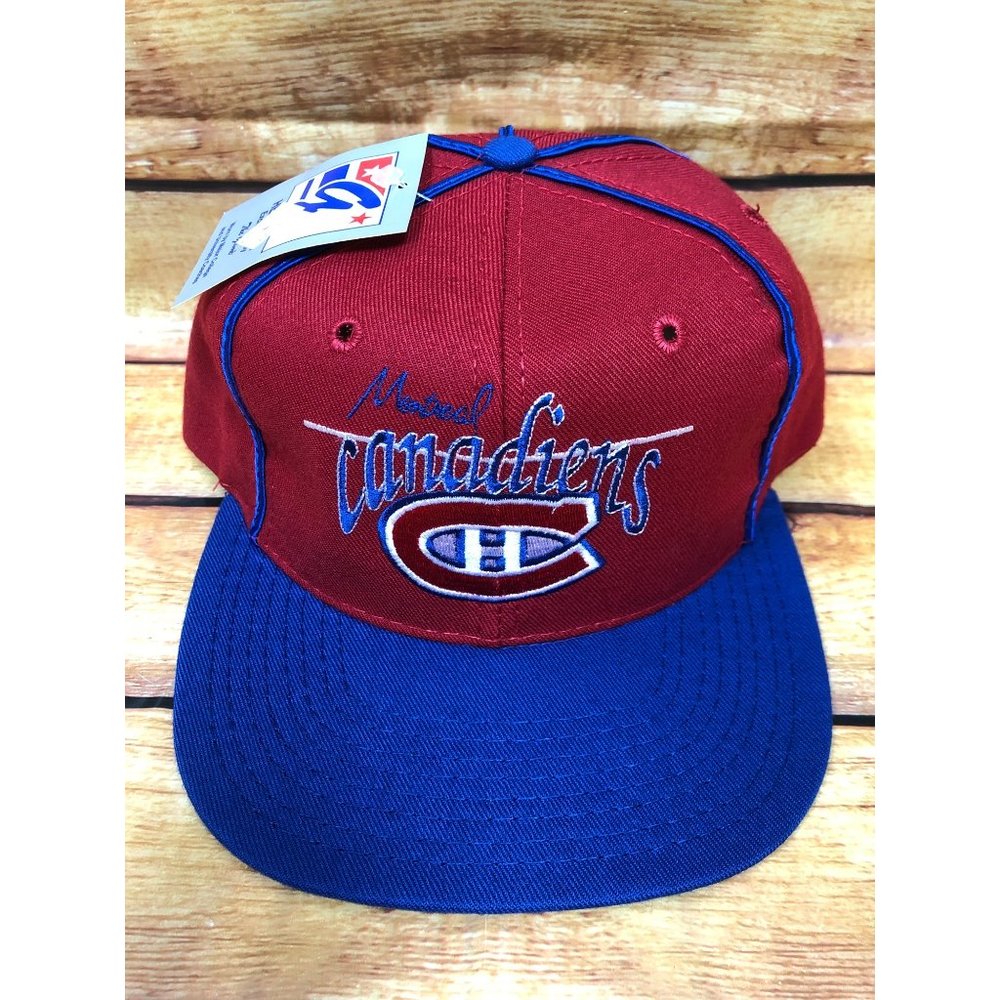 NWT NOS MONTREAL CANADIENS Hockey NHL Snapback Hat Cap The Game (b70)